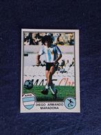 Panini sticker card voetbal ' Euro 82 - Maradona '  -nieuw-, Verzamelen, Sportartikelen en Voetbal, Ophalen of Verzenden, Zo goed als nieuw