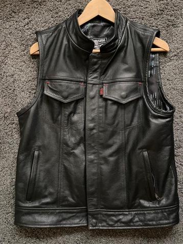 13/2 Night Rider vest / lederen vest / motorvest  beschikbaar voor biedingen