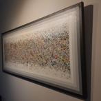 Schilderij: "Explosion of feelings". 140/60/4 cm., Antiek en Kunst, Ophalen