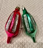 Kerstballen glazen kerstkegels, Diversen, Ophalen of Verzenden, Gebruikt