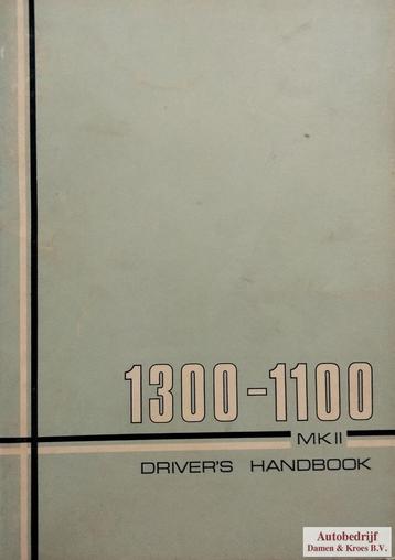 Handboek 1300 - 1100 MKII AKD7098 (Engelstalig) beschikbaar voor biedingen