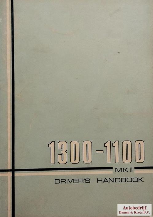 Handboek 1300 - 1100 MKII AKD7098 (Engelstalig), Auto diversen, Handleidingen en Instructieboekjes, Ophalen of Verzenden