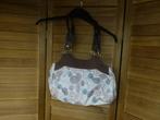 Stoffen tas, bruin/beige, Ophalen, Gebruikt, Beige