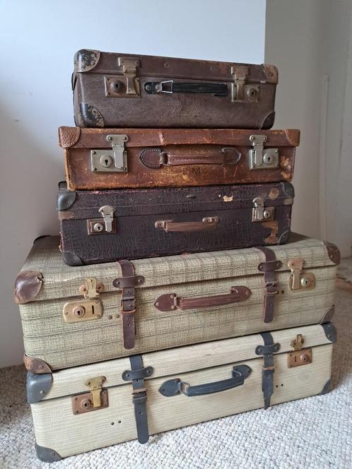 Diverse oude  koffers, Huis en Inrichting, Woonaccessoires | Overige, Gebruikt, Ophalen