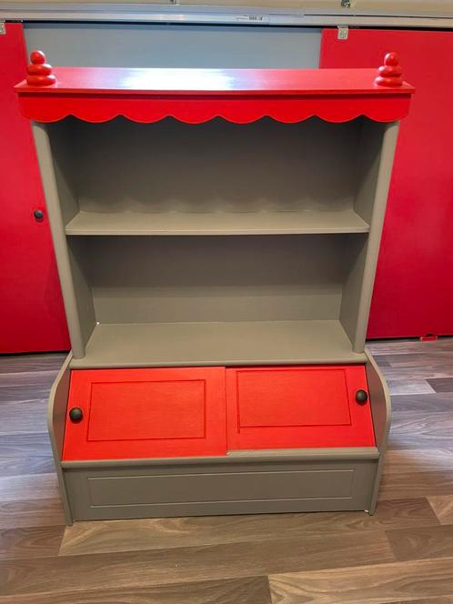Bibliothèque - Armoires vintage, Huis en Inrichting, Kasten | Boekenkasten, Zo goed als nieuw, Minder dan 50 cm, 100 tot 150 cm