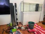 Juwel aquarium 240 L, incl. tafel - wit, Ophalen, Zo goed als nieuw, Leeg aquarium