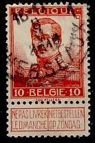 Belg. 1912 - Albert I nr 111, Postzegels en Munten, Postzegels | Europa | België, Verzenden, Gestempeld