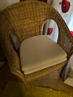 Rieten stoel, Ophalen, Gebruikt, Bruin, Riet of Rotan