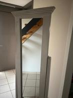 Staande spiegel met houten kader – klassiek / landelijk, Huis en Inrichting, Ophalen, Gebruikt, 150 tot 200 cm, Rechthoekig