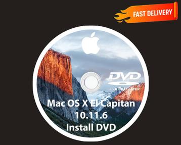 Installeer MacOS X El Capitan 10.11.6 via DVD zonder USB OSX beschikbaar voor biedingen