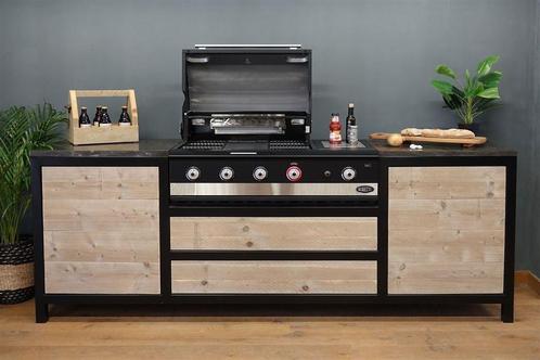 Buitenkeuken Biak met stalen frame, evt. met Boretti, Tuin en Terras, Buitenkeukens, Nieuw, Ophalen of Verzenden