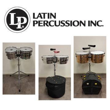 LP Latin Percussion - timbales in nieuwstaat! meer slagwerk beschikbaar voor biedingen
