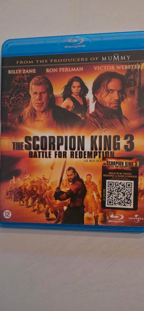 BR - Scorpion King 3: battle for redemption, Cd's en Dvd's, Blu-ray, Zo goed als nieuw, Avontuur, Ophalen of Verzenden