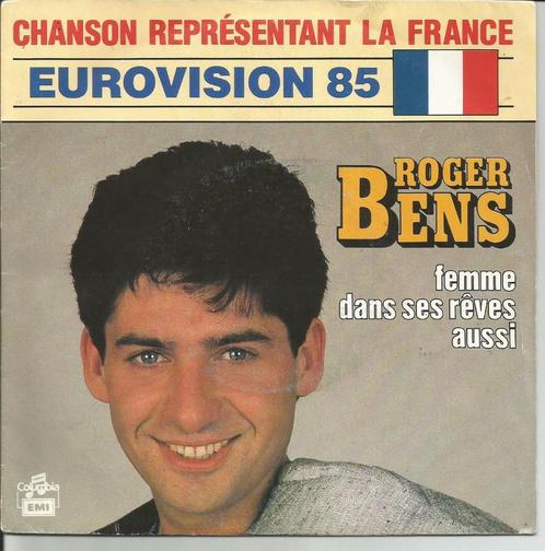 Roger Bens - Femmes dans ses rêves aussi   - Eurovision '85, CD & DVD, Vinyles Singles, Single, Pop, 7 pouces, Enlèvement ou Envoi