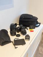 Appareil photo Nikon D3100 + accessoires, TV, Hi-fi & Vidéo, Enlèvement ou Envoi, Utilisé, Reflex miroir, Nikon