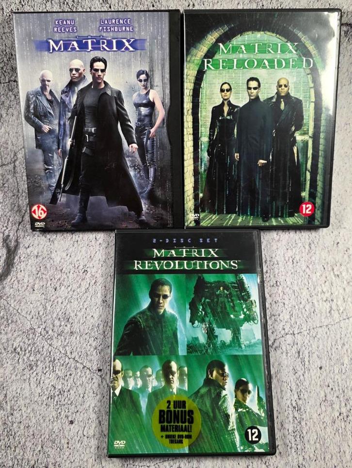The Matrix/3 DVD's Regio 2, Cd's en Dvd's, Dvd's | Actie, Zo goed als nieuw, Actie, Vanaf 12 jaar, Ophalen of Verzenden