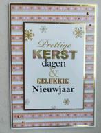 Zelfgemaakte kerstkaart met omslag, Hobby en Vrije tijd, Kaarten | Zelfgemaakt, Ophalen of Verzenden, Nieuw, Kerst