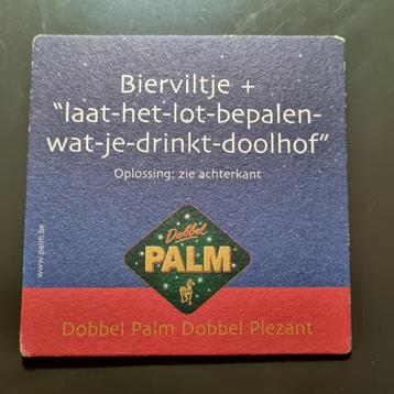 Sous Bock Palm (modèle 42), Enlèvement ou Envoi, Utilisé, Sous-bock, Palm
