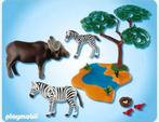 playmobil 4828 Afrikaanse buffel met zebra, Ophalen of Verzenden, Gebruikt, Complete set