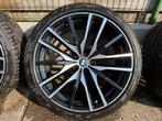 BMW X5 VELGEN 22inch !! ORIGINEEL !! PIRELLI BANDEN, Ophalen, Gebruikt, Zomerbanden, Banden en Velgen
