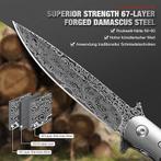 Zakmes | Jachtmes | damaststaal | GRATIS LEVERING, Neuf, DRACHENADER, -, -