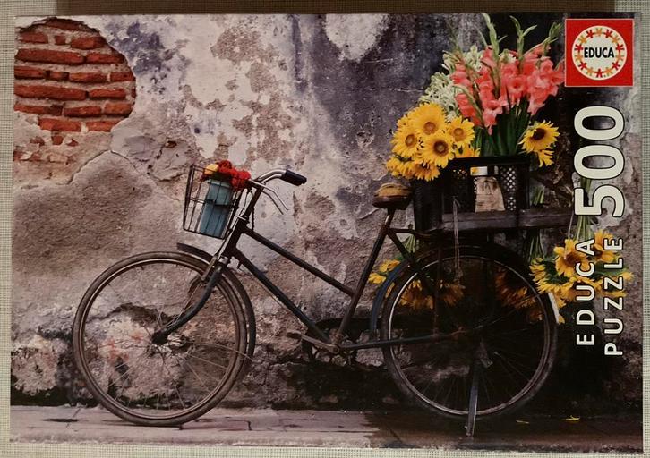 Educa Bicycle Puzzel 500p, Hobby en Vrije tijd, Denksport en Puzzels, Zo goed als nieuw, Legpuzzel, Ophalen of Verzenden