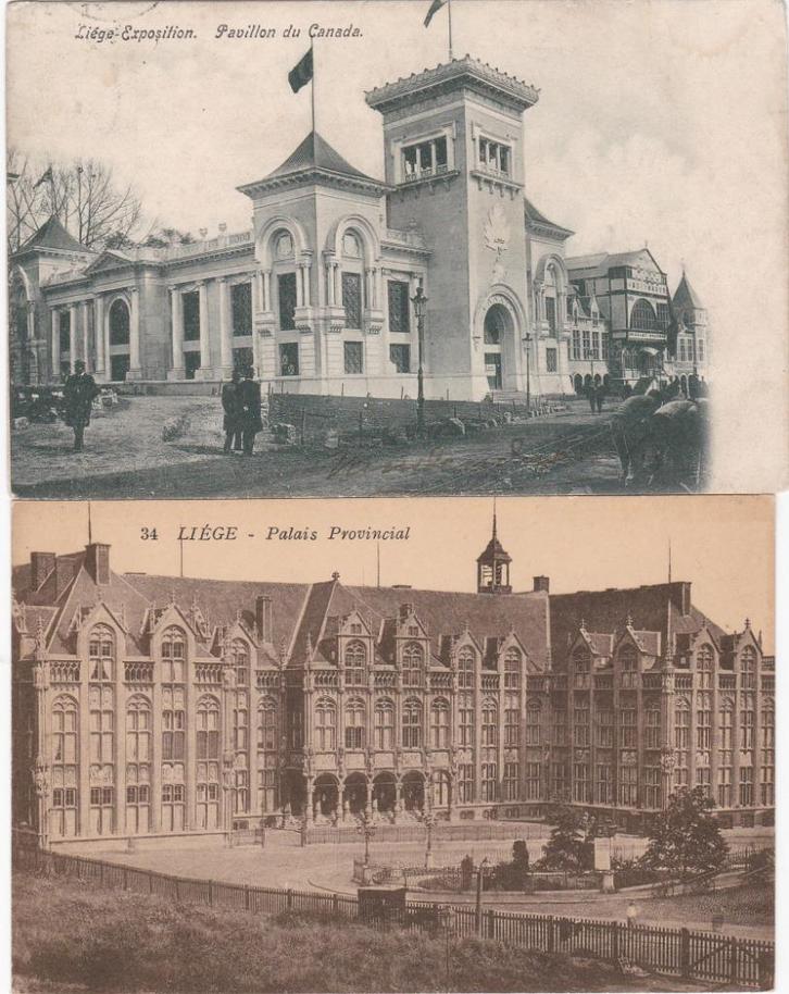 10 oude postkaarten van Luik - lot 8, Verzamelen, Postkaarten | België, Luik, Ophalen of Verzenden