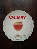 Pub Chimay kartonnen capsule, Ophalen of Verzenden, Gebruikt, Reclamebord, Plaat of Schild, Overige merken