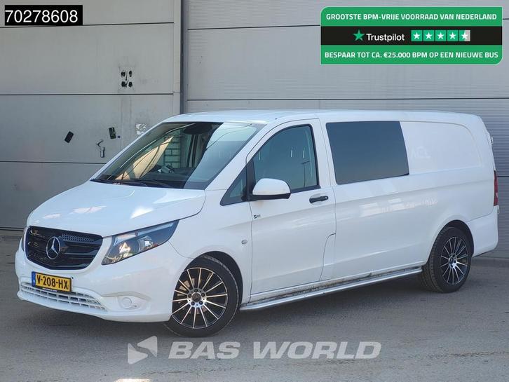Mercedes Vito 114 Automaat Dubbel Cabine L3H1 Navi Trekhaak, Auto's, Bestelwagens en Lichte vracht, Bedrijf, Te koop, Airconditioning