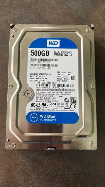 Disque dur SATA 3,5" Western Digital 500GB beschikbaar voor biedingen