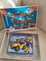 9 in 1 puzzel Brandweerman Sam, Kinderen en Baby's, Ophalen, Zo goed als nieuw