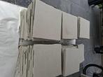 lot (+/-280 )  vol keramische gebroken wit  tegels 45cm/45cm, Doe-het-zelf en Bouw, Ophalen, 30 cm of meer, Gebruikt, Steen of Klei