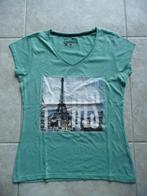 T-shirt Atmosphere print Paris, Maat 38/40 (M), Atmosphere, Blauw, Ophalen of Verzenden