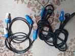 PD Connex Schuko – Powercon (set !) stroomkabels, Musique & Instruments, Lumières & Lasers, Enlèvement ou Envoi, Comme neuf, Autres types