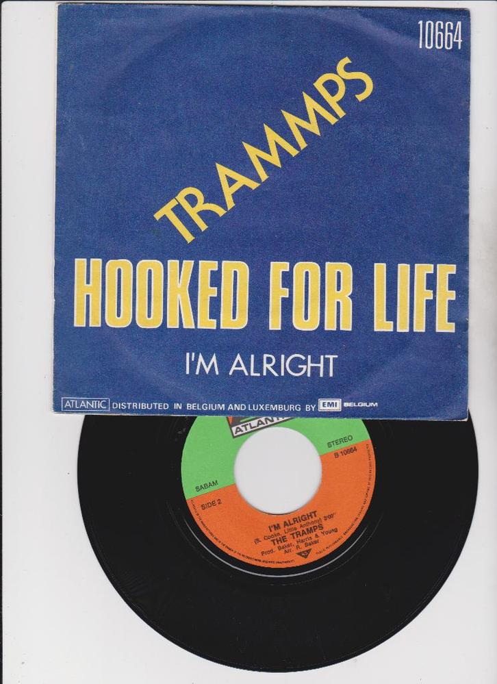 The Trammps – Hooked For Life   1975, Cd's en Dvd's, Vinyl Singles, Zo goed als nieuw, Single, R&B en Soul, 7 inch, Ophalen of Verzenden