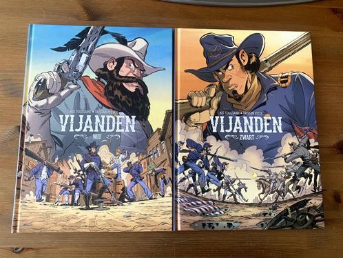 Vijanden - wit & zwart, Boeken, Stripverhalen, Zo goed als nieuw, Complete serie of reeks, Ophalen of Verzenden