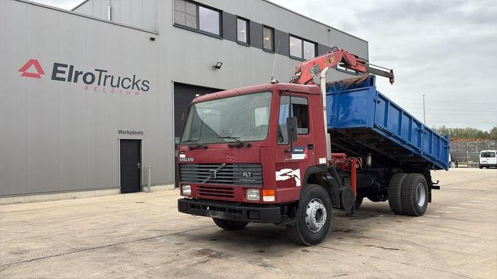 Volvo FL 7 (AVEC GRUE / GRAND PONT / LAMES / EURO 2 / PARFAI, Auto's, Vrachtwagens, Bedrijf, Te koop, Aanhangers en Opleggers