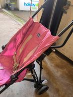 Roze plooi buggy, Kinderen en Baby's, Buggy's, Ophalen, Gebruikt, Zonnekap