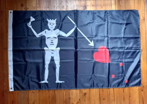 ⚠️️Drapeau Pirate Barbe Noire, Diversen, Vlaggen en Wimpels, Nieuw, Ophalen of Verzenden