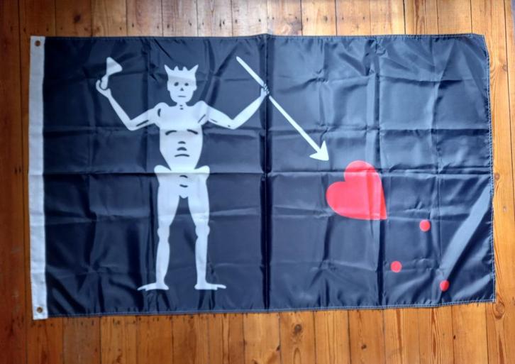 ⚠️️Drapeau Pirate Barbe Noire, Diversen, Vlaggen en Wimpels, Nieuw, Ophalen of Verzenden