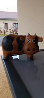 Sculpture de vache  en bois massif, Enlèvement ou Envoi