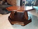 massief eiken salontafel, Ophalen, Rustiek, Eikenhout, 50 tot 100 cm