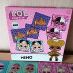 Memo spel + doosje met figuurtjes LOL, Ophalen of Verzenden, Zo goed als nieuw