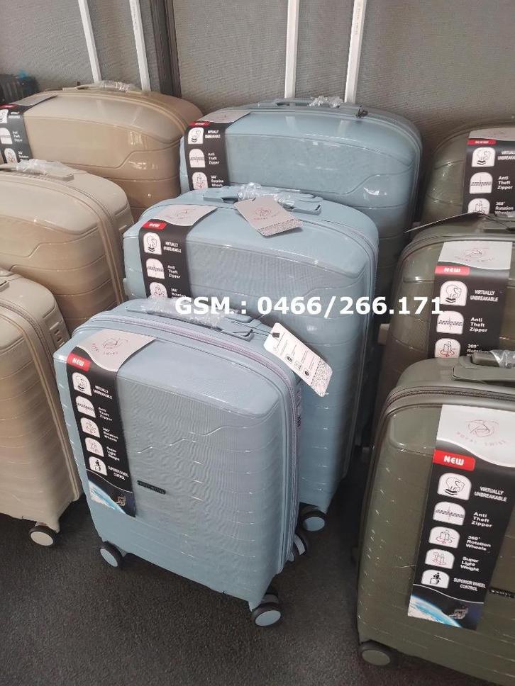 Nouveau Model 2025 Set de 3 Valises, Bijoux, Sacs & Beauté, Valises, Neuf, Plastique dur, 70 cm ou plus, 55 cm ou plus, Poignée extensible