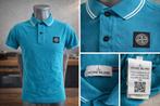 Stone Island polo blauw/turquoise – maat S (Slim Fit), Envoi, Comme neuf, Taille 46 (S) ou plus petite, Bleu
