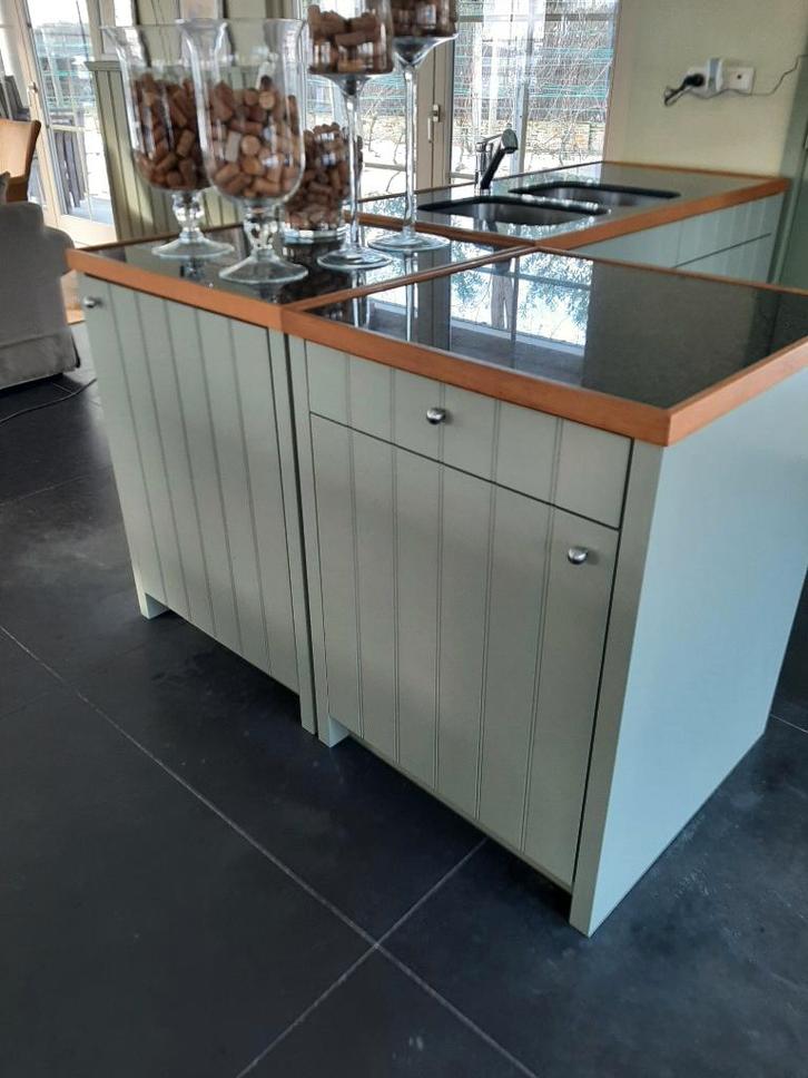 Keukenblok met granieten blad, Huis en Inrichting, Keuken | Keukenelementen, Zo goed als nieuw, Ophalen