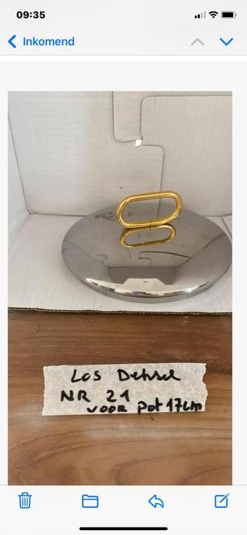 Los deksel voor pot van 17 cm disponible aux enchères