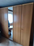 Kleerkast, bed 1.80m, 2x lattenbodem, commode, Huis en Inrichting, Slaapkamer | Complete slaapkamers, Ophalen, Gebruikt