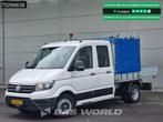 Volkswagen Crafter 177pk Open laadbak Dubbel Cabine met Kraa, Auto's, Bestelwagens en Lichte vracht, 4 zetels, Gebruikt, Euro 6