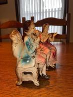 Handbeschilderd porseleinen duo in rococo stijl  (FOREIGN), Enlèvement